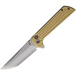 North Mountain Blade Chop 2 Button Lock Pocket Knife Frag Bronze - NMB2404BZG 