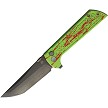 North Mountain Blade Chop 2 Button Lock Pocket Knife Zombie - NMB2404GZOM 
