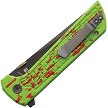 North Mountain Blade Chop 2 Button Lock Pocket Knife Zombie - NMB2404GZOM 