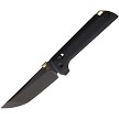North Mountain Blade Chop 2 Crossbar Lock Pocket Knife Black - NMB2406BKBK 