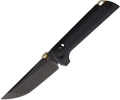 North Mountain Blade Chop 2 Crossbar Lock Pocket Knife Black - NMB2406BKBK 