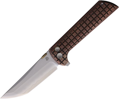 North Mountain Blade Chop 2 Crossbar Lock Pocket Knife Copper - NMB2406CUG 