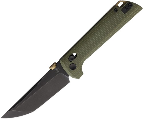 North Mountain Blade Chop 2 Crossbar Lock Pocket Knife Green - NMB2406GRBK 