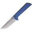 North Mountain Blade Chop 2 Button Lock Pocket Knife Frag Blue - NMB2406ICGBL 