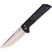 North Mountain Blade Chop 2 Button Lock Pocket Knife Ceramic Carbon Fiber - NMB2407BLCF5 