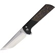 North Mountain Blade Chop 2 Button Lock Pocket Knife Ceramic Carbon Fiber - NMB2407CCFDM 
