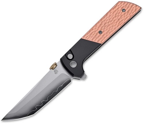 North Mountain Blade Chop 2 Button Lock Pocket Knife Copper - NMB2407CUHM 