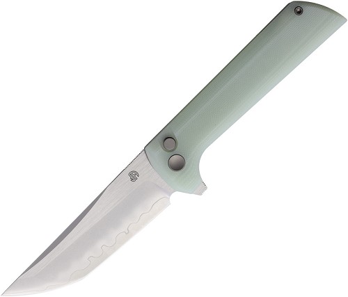 North Mountain Blade Chop 2 Button Lock Pocket Knife Jade - NMB2407J 