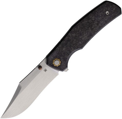 North Mountain Blade Jellyfish Linerlock Pocket Knife Carbon Fiber - NMB2408BKCF 