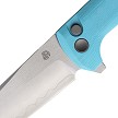 NMB2411SB North Mountain Blade Chop 2 Button Lock Pocket Knife Sky Blue 