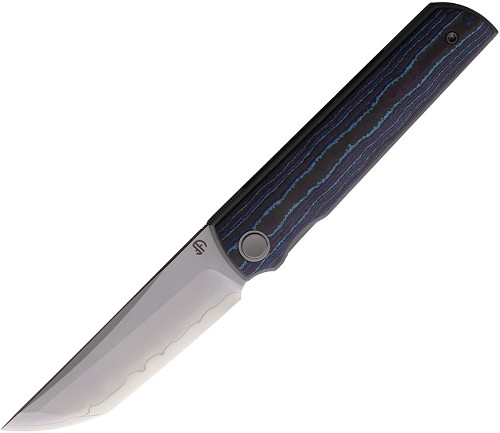North Mountain Blade Chop 4 Linerlock Pocket Knife Carbon Fiber - NMB2412BLCF 