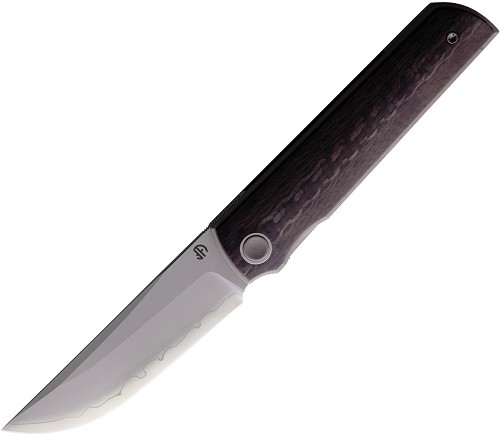 North Mountain Blade Chop 4 Linerlock Pocket Knife Clip Carbon Fiber - NMB2412CFCP 