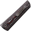 North Mountain Blade Chop 4 Linerlock Pocket Knife Red White Carbon Fiber - NMB2412RDWH 