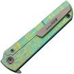North Mountain Blade Zen Framelock Pocket Knife Titanium Teal - NMB2414AZDA 