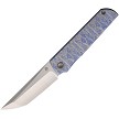 North Mountain Blade Zen Framelock Pocket Knife Titanium Blue - NMB2414AZDB 