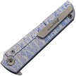 North Mountain Blade Zen Framelock Pocket Knife Titanium Blue - NMB2414AZDB 