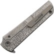 North Mountain Blade Zen Framelock Pocket Knife Titanium Gray - NMB2414AZDD 