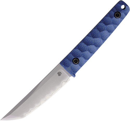 North Mountain Blade Chop Miniature Fixed Blade Knife Blue - NMB2416BL 