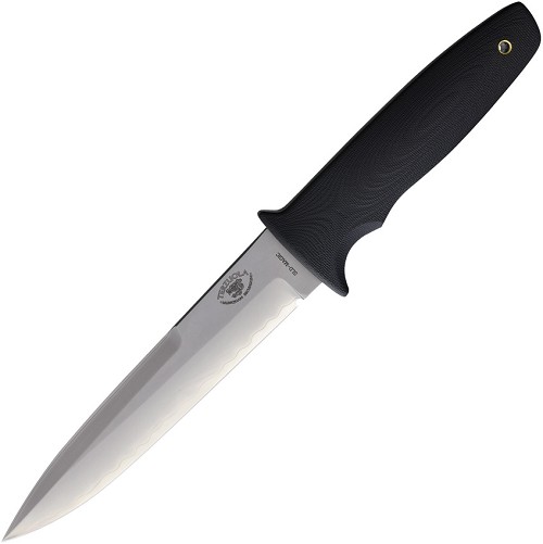 North Mountain Blade Terzuola M30A1 Fixed Blade Knife Black - NMB2417BK 