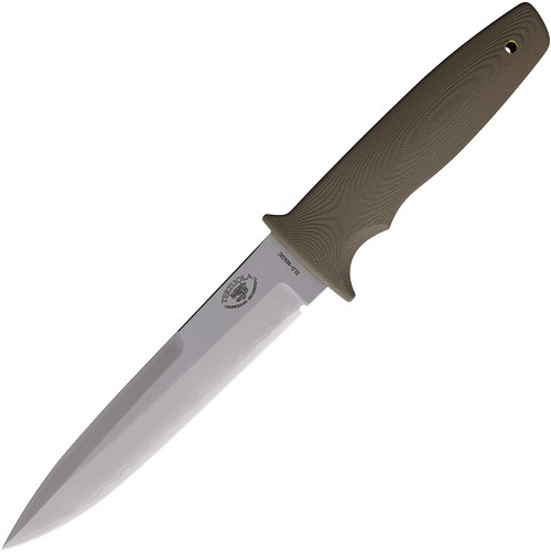 North Mountain Blade Terzuola M30A1 Fixed Blade Knife Tan - NMB2417TAN 