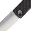 NMB250220 North Mountain Blade Kaiken Linerlock Pocket Knife Black Carbon Fiber 