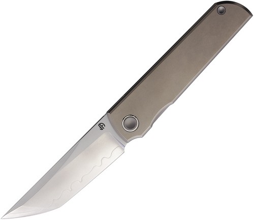 North Mountain Blade Chop Classic Framelock Pocket Knife Titanium - NMB2505AT 
