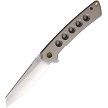 North Mountain Blade Echo Framelock Pocket Knife Holes Titanium - NMB2506H 