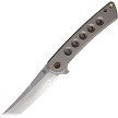 North Mountain Blade Zero Framelock Pocket Knife Holes Titanium - NMB2507H 