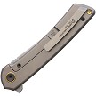 North Mountain Blade Zero Framelock Pocket Knife Holes Titanium - NMB2507H 