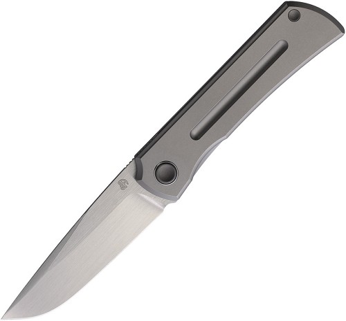 North Mountain Blade Sun Framelock Pocket Knife Titanium Stripe - NMB2525ST 