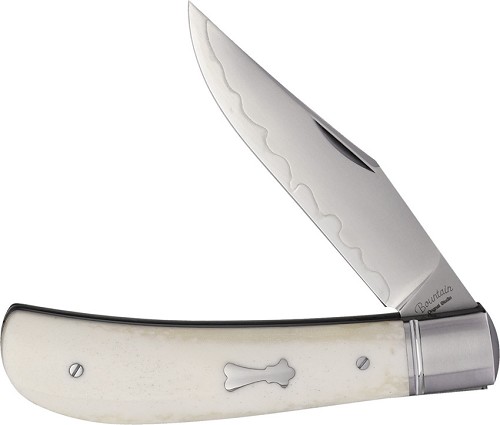 North Mountain Blade Lanny Thin Slip Joint Pocket Knife Bone - NMB2531CB 