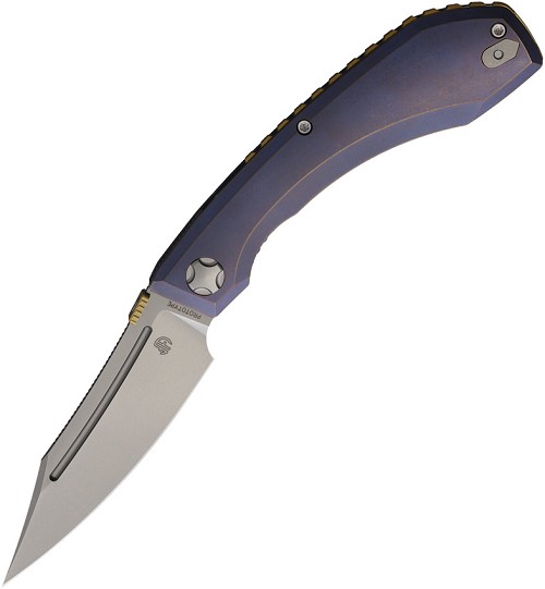 North Mountain Blade Redeemer Framelock Pocket Knife Titanium Purple - NMB2601PR 