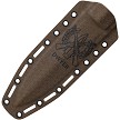 North Mountain Blade JW Fixed Blade Knife Brown - NMBJWBR3V 