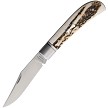 North Mountain Blade Lanny Slip Joint Pocket Knife Stag - NMBLNYSTG 