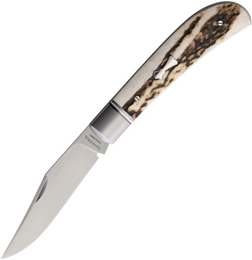 North Mountain Blade Lanny Slip Joint Pocket Knife Stag - NMBLNYSTG 