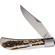 NMBLNYSTG North Mountain Blade Lanny Slip Joint Pocket Knife Stag 