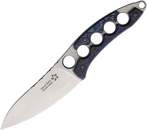 North Mountain Blade Shura Fixed Blade Knife Blue - NMBSHURABL 
