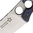 NMBSHURABL North Mountain Blade Shura Fixed Blade Knife Blue 