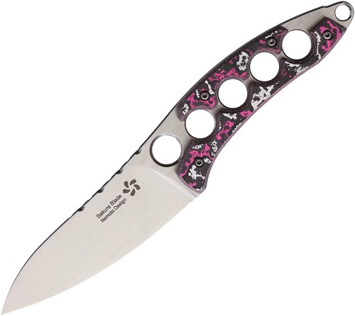 North Mountain Blade Shura Fixed Blade Knife Pink - NMBSHURAPK 
