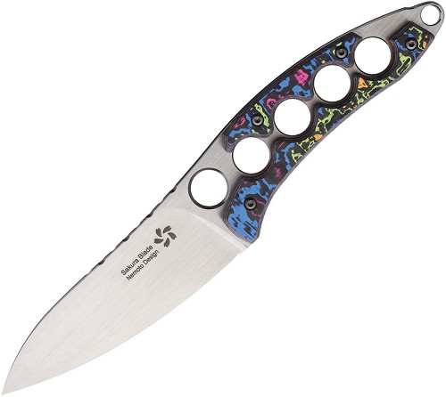 North Mountain Blade Shura Fixed Blade Knife Rainbow - NMBSHURARB 
