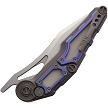 NOC MT-32 Button Lock Pocket Knife Blue - NOCMT3208 