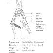 NTL20237 NexTool Miniature Sailor Scissors Multi Tool 