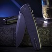 OCA29BGB Ocaso Strategy Linerlock Pocket Knife G10 Black 