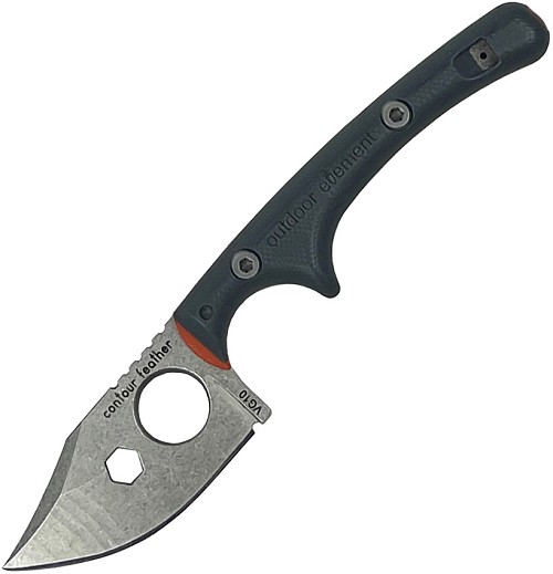 Outdoor Element Contour Feather Fixed Blade Knife - ODECFK 