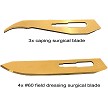 ODEFDFK Outdoor Element Field Feather Linerlock Pocket Knife 