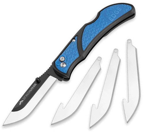 Outdoor Edge Razor Lite EDC Lockback Pocket Knife Blue - OERLU3040C 
