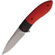 Ohlone Knives Butron Framelock Pocket Knife Red and Black - OHK001RB 