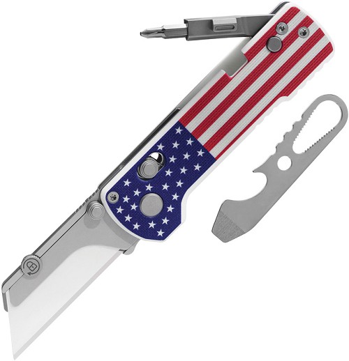 Oknife Otacle U1 Pro Stars & Stripes Pocket Knife - OKNU1PROSS 