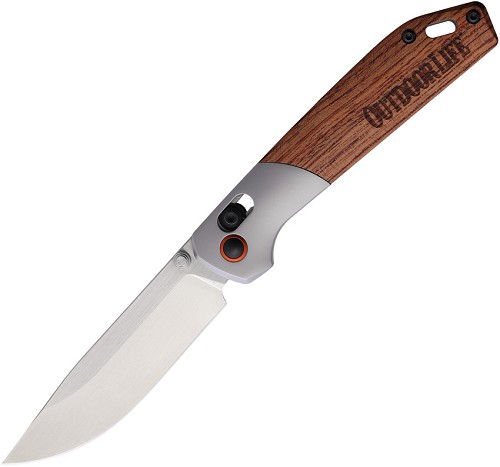 Outdoor Life PLX Lock Pocket Knife Wood - OLM003 