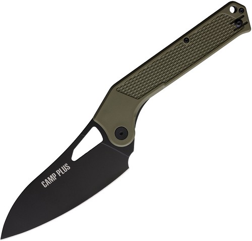 Ontario Camp Plus EDC Linerlock Pocket Knife Green - ON4320 